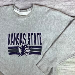 Vintage 1989 Kansas State Wildcats "Willie" College Crewneck